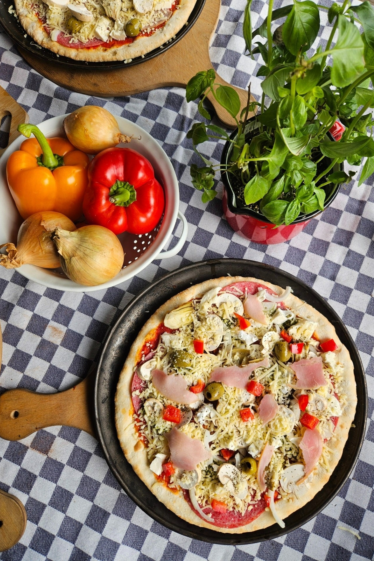 Pizza bakken Boerenbed