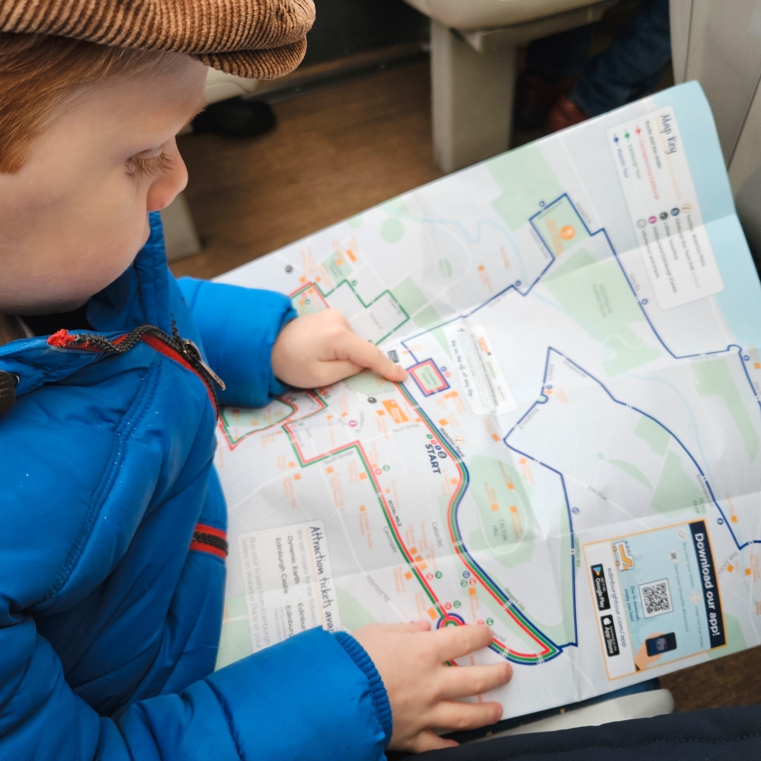 Plannen stedentrip Edinburgh met kleuter