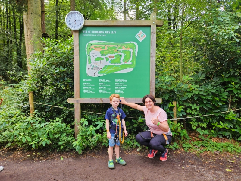 Plattegrond Klimbos Apeldoorn Klimpark