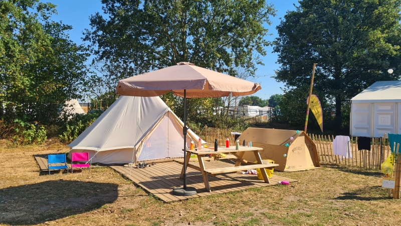Pop-up camping Hemels Brabant met kinderen