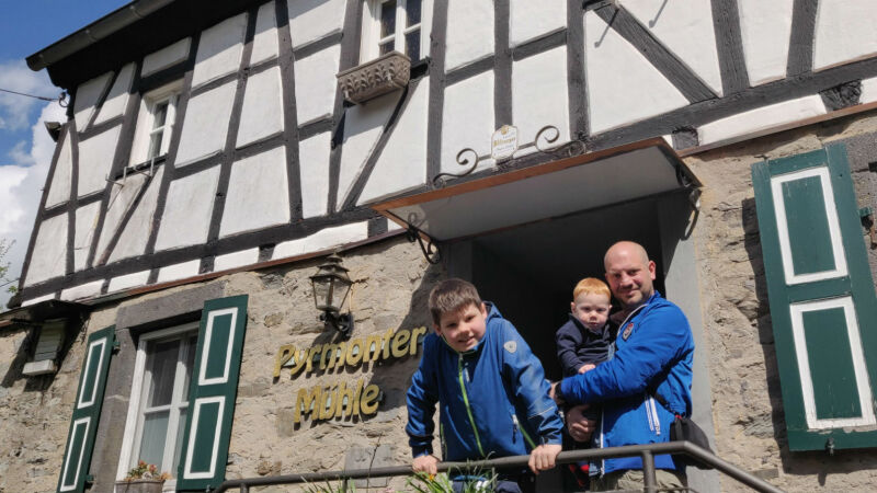 Pyrmonter Mühle restaurant Eifel met kinderen