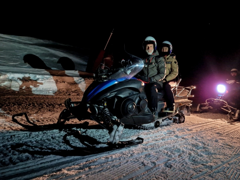 Rit op sneeuwscooter Les Menuires