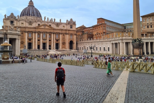 Rome Vaticaan met kinderen