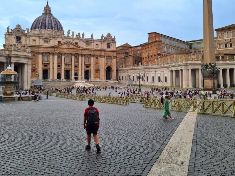 Rome Vaticaan met kinderen