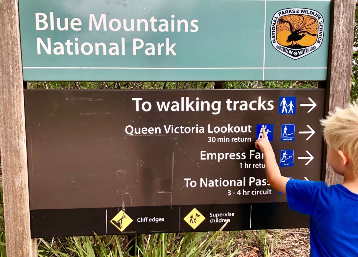 Routes Blue Mountains Australië