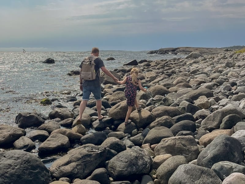 Rullesteinstrand Noorwegen