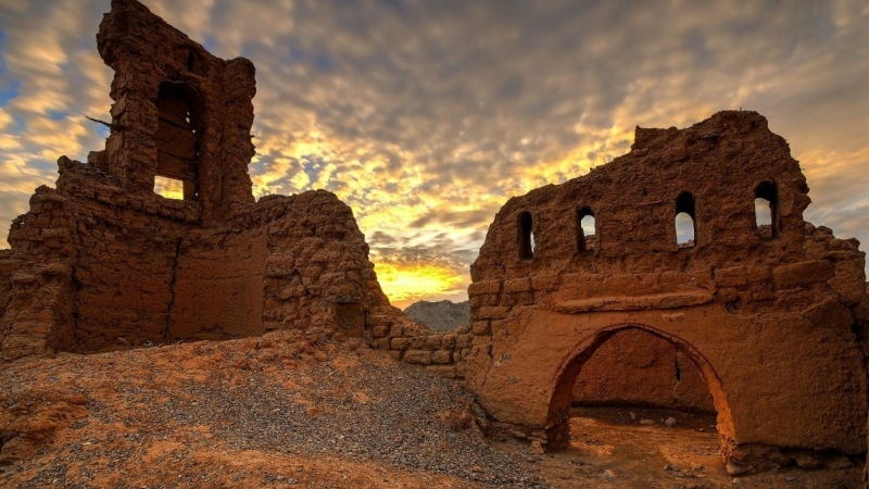 Ruïnes van Tanuf Oman