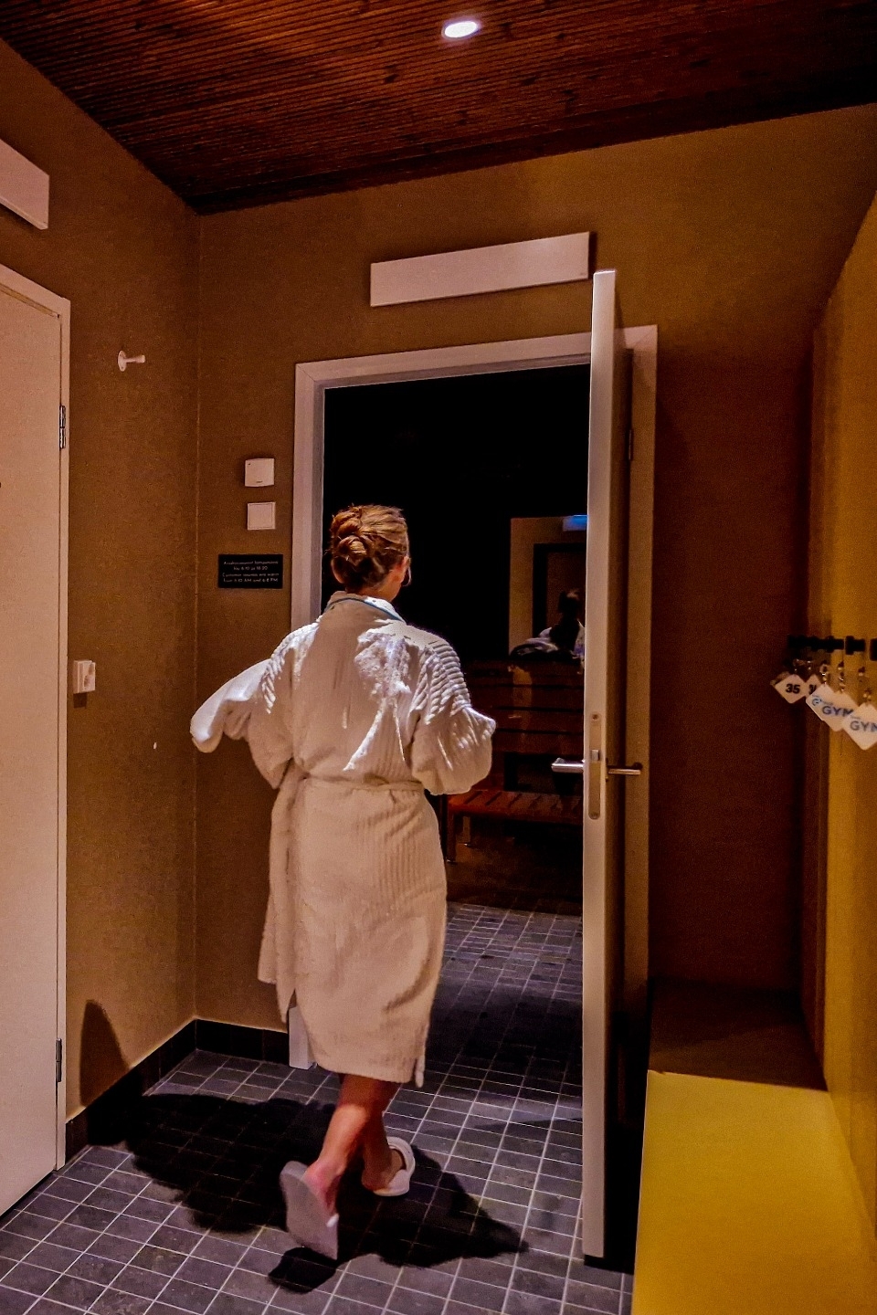 Wellnessruimte met sauna in Break Sokos Hotel Tahko