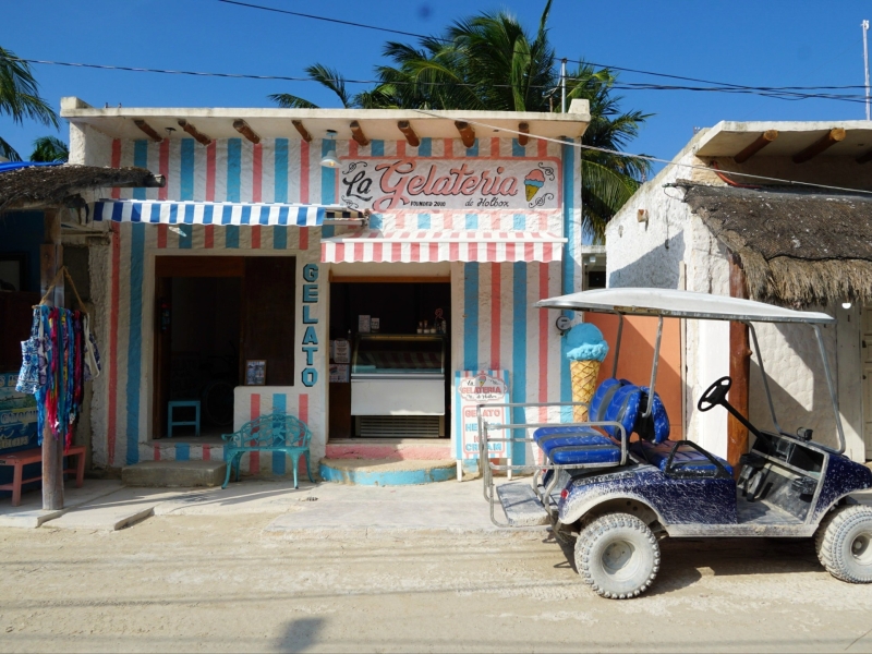 Sfeer Isla Holbox Mexico met kinderen