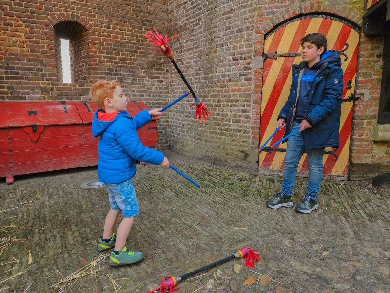 Sinterklaas bij Muiderslot