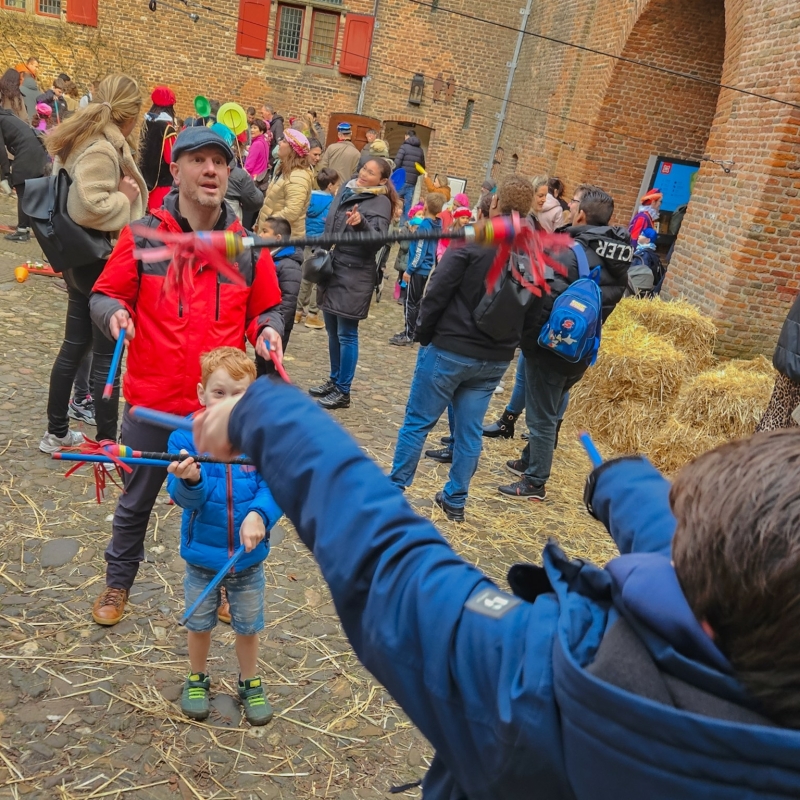 Sinterklaas bij Muiderslot