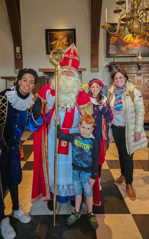 Sinterklaas bij Muiderslot