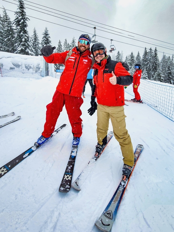 Skiles ESF in Les Gets met gezin