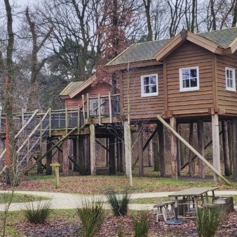 Slapen in een boomhut in de Efteling