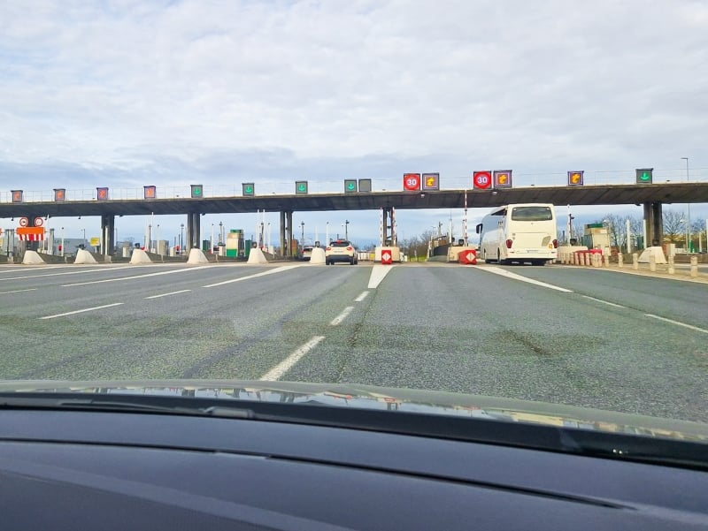 Snelweg richting Zuid-Frankrijk