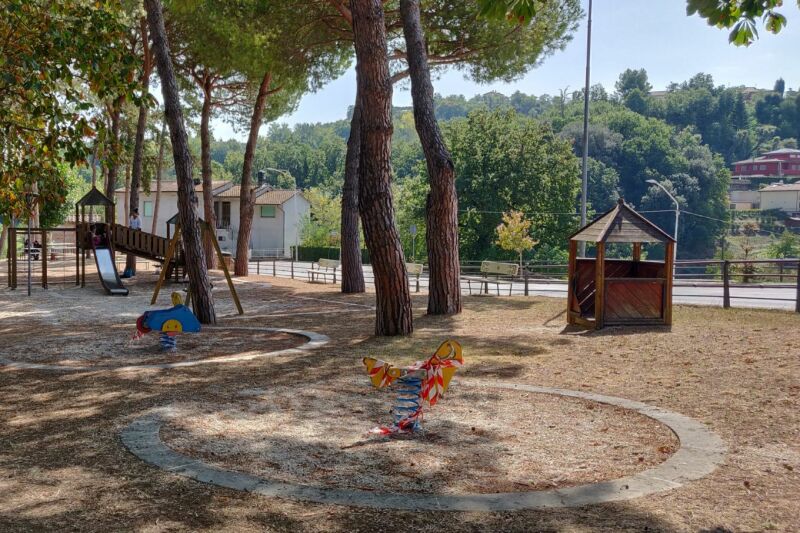 Umbrië met kinderen, Deruta dorpje