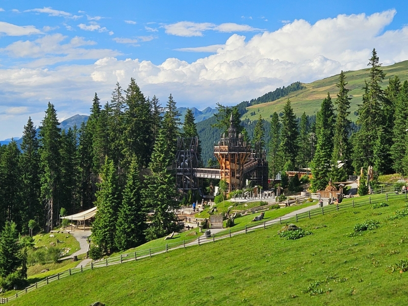 Speeltuinen op berg Zillertal Fichtenwelt