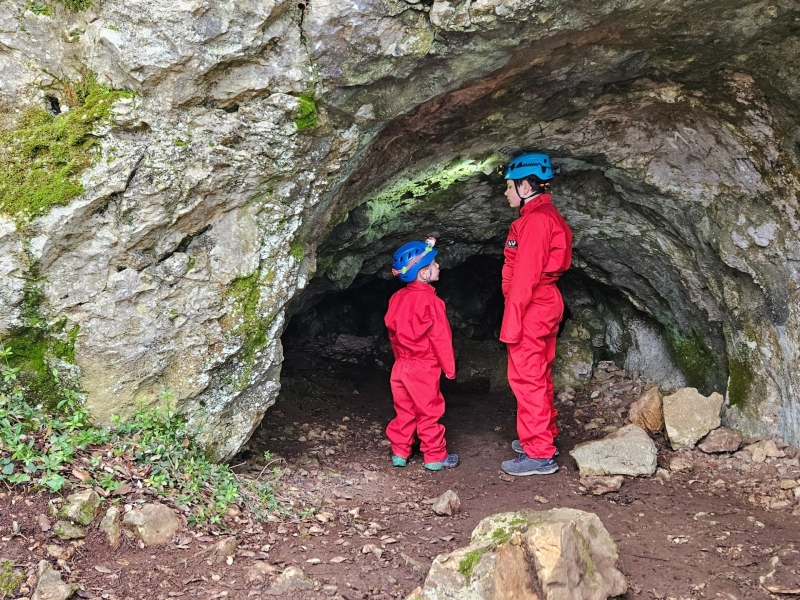 Speleologie in de Ardeche met kinderen