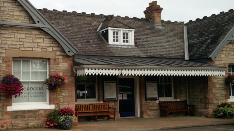 Station bij Aberdour Castle