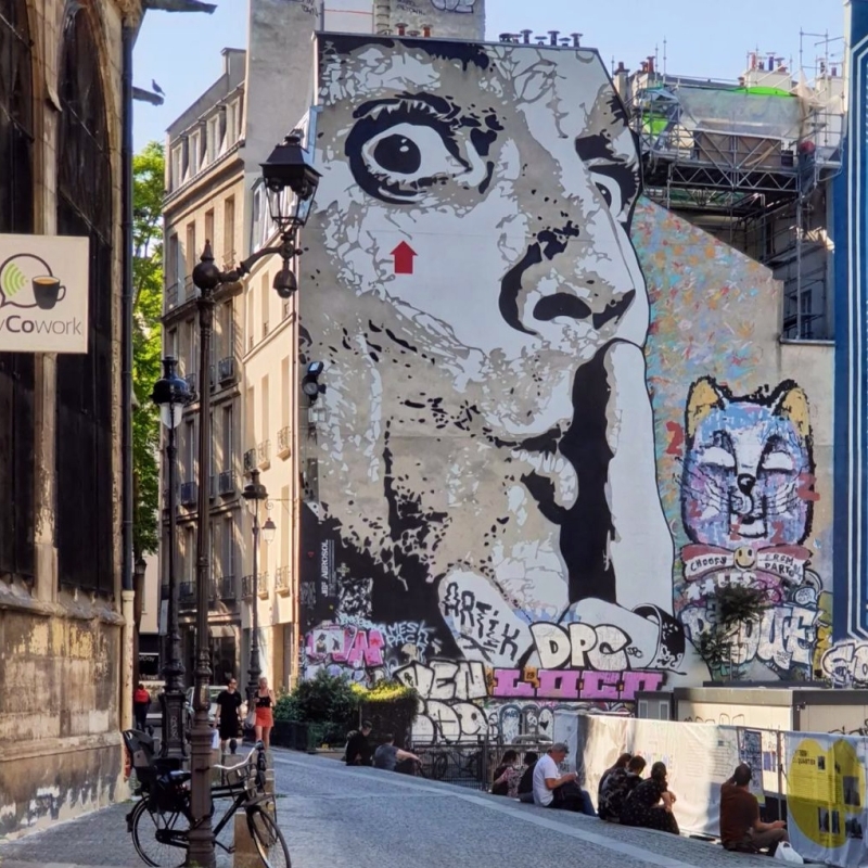 Street art tour Parijs
