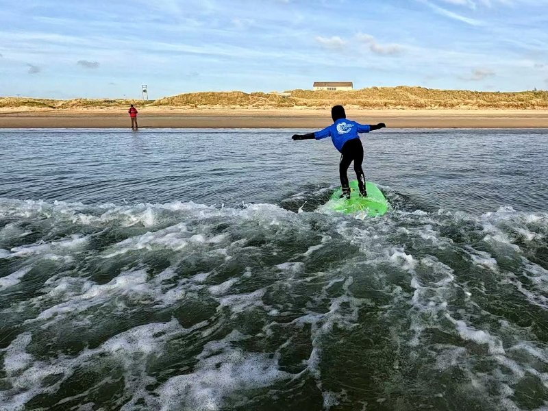 Surfen Schotland kind 6 jaar