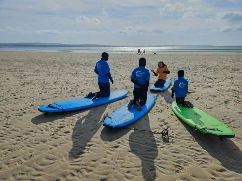 Surfles in Schotland met gezin