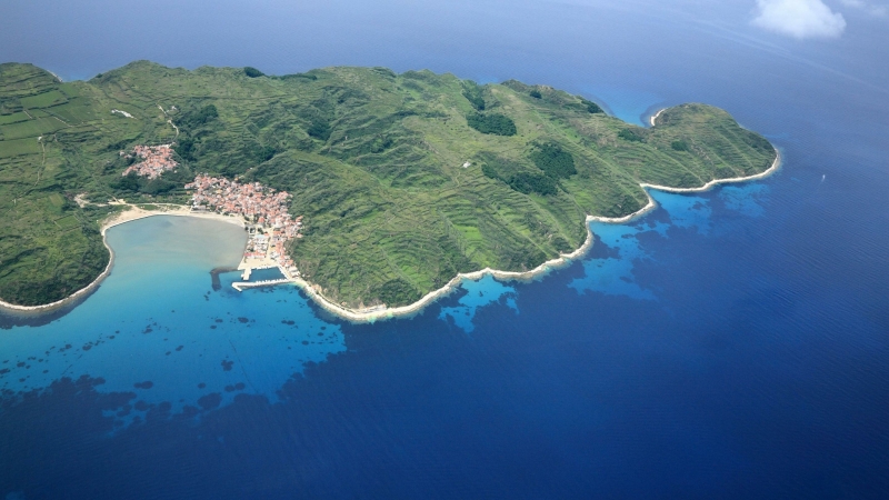 Susak eiland Kroatië
