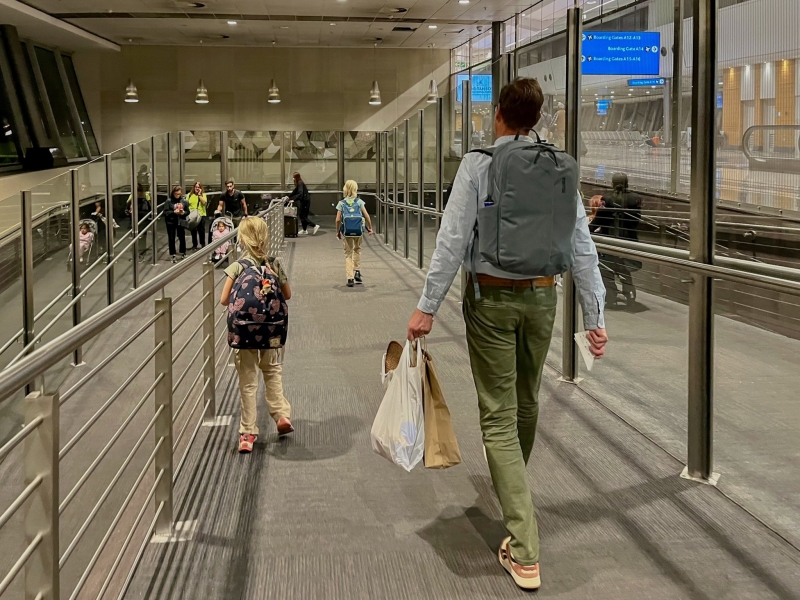 Thule in actie op de luchthaven