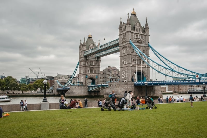 Tower Bridge Londen met kinderen