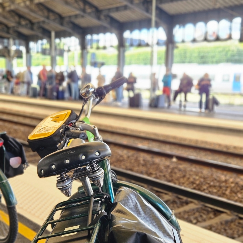 Trein met fiets Frankrijk Loirestreek