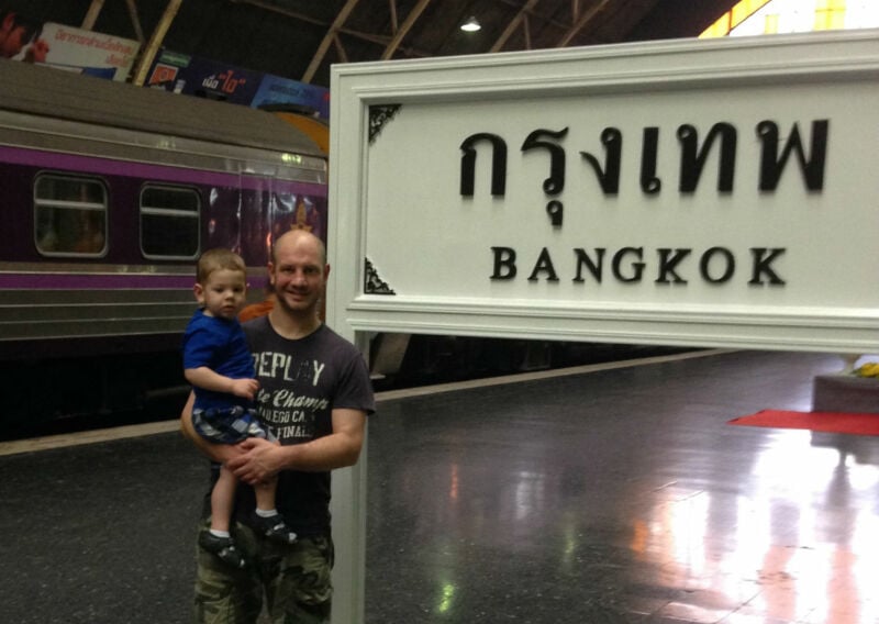 Treinreizen in Thailand met kinderen