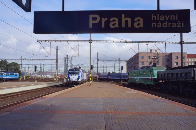 Treinstation Praag
