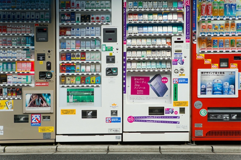 Typisch Japan, vending machines