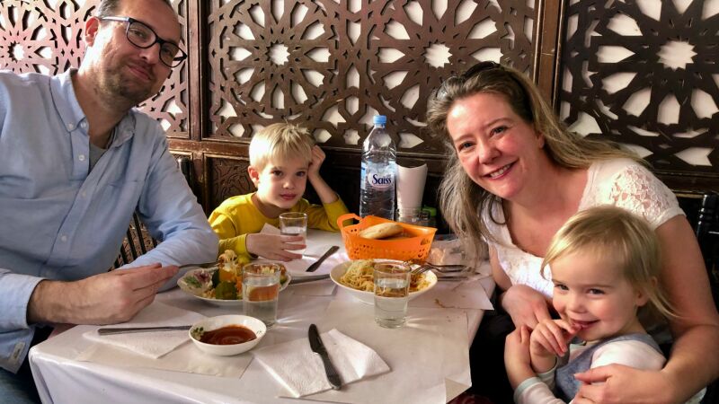 Uit eten in Marokko met kinderen
