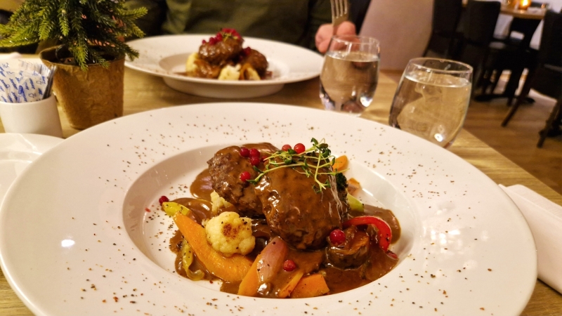Uit eten Streekgerecht Brokke Noorwegen