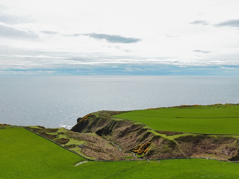 Uitzicht langs de NC 500 coastline