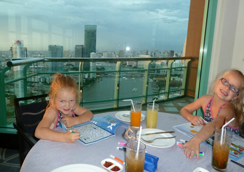 Bangkok met kleine kinderen