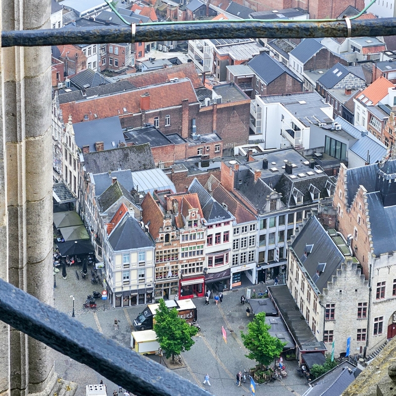 Uitzicht vanaf de Sint-Romboutstoren
