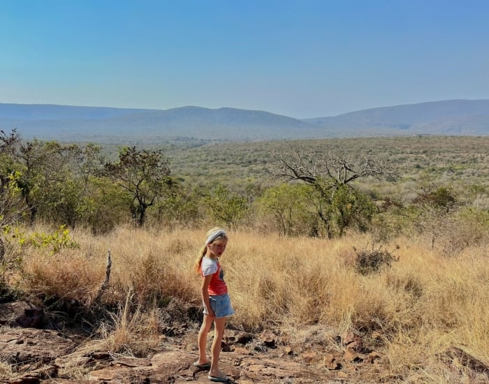 Uitzicht vanaf de Top Road Zuid-Afrika