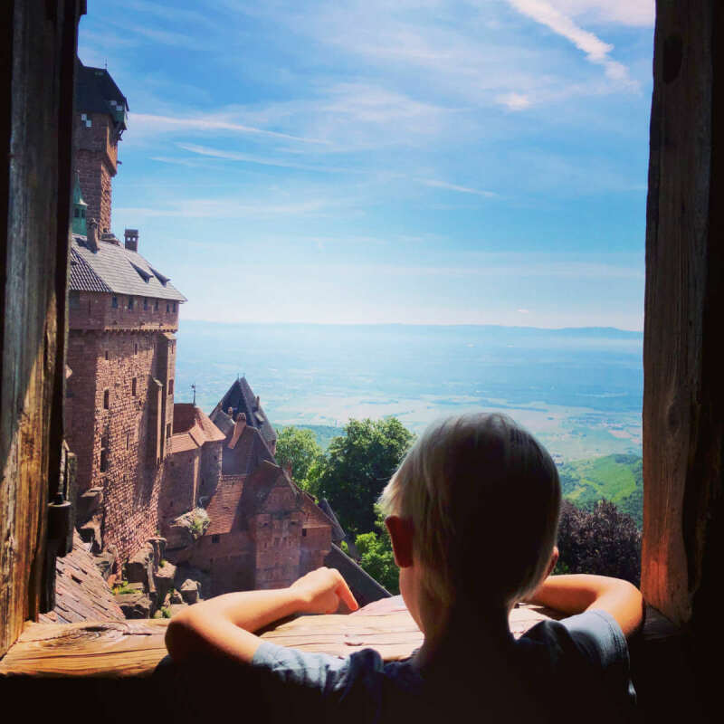 Château du Haut-Koenigsbourg met kinderen