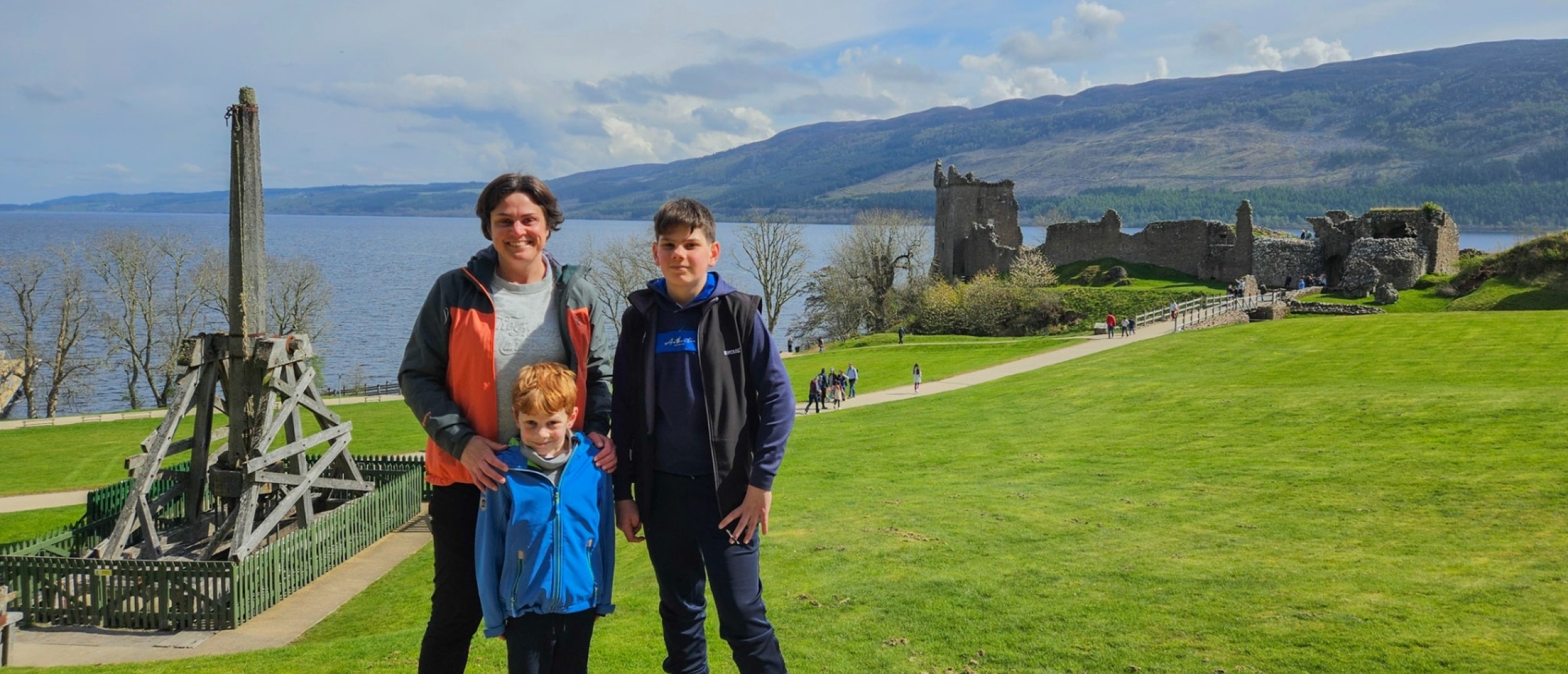 Urquhart Castle Loch Ness met kinderen