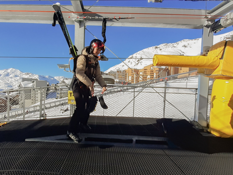 Val Thorens zipline wintersport