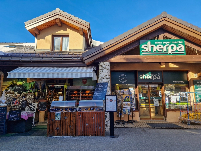 Sherpa supermarkt Vallandry