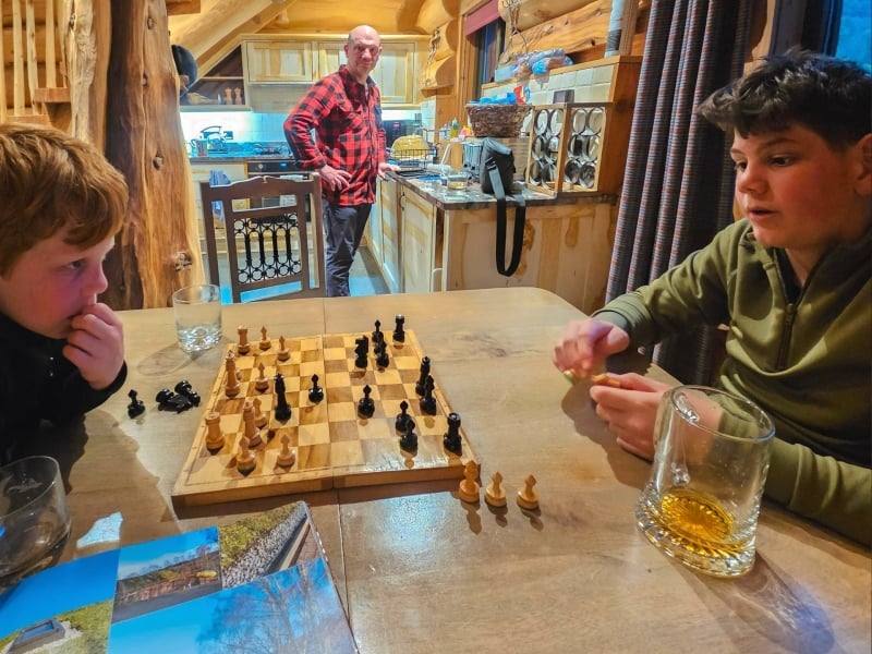 Verblijf met gezin Eagle Brae Log Cabins Schotland