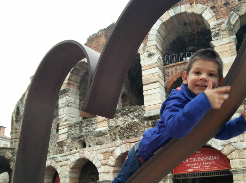 Verona met kinderen: wandelen door de stad