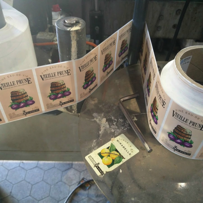Vielle Prune Biercée etiket Vielle Prune Biercée etiket