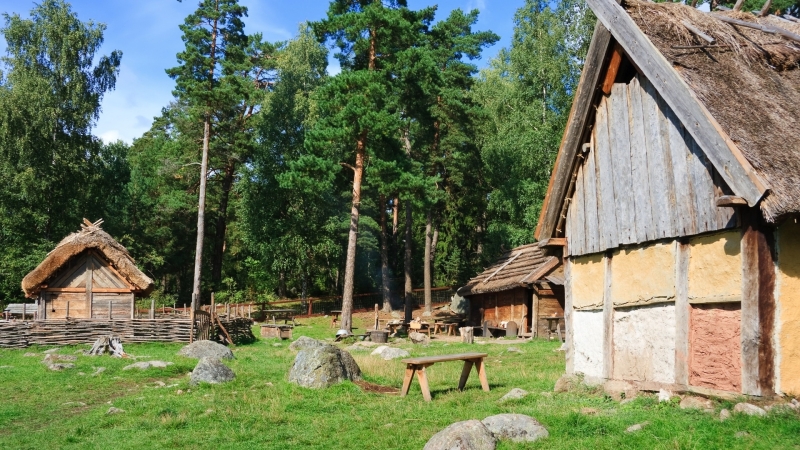 Viking village bij Stockholm