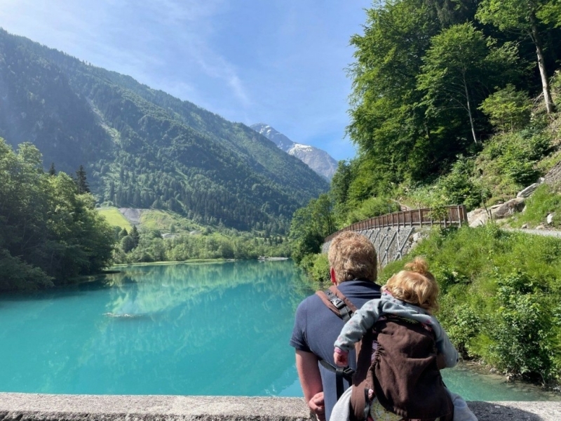 Wandelen bij de Klammsee met kinderen