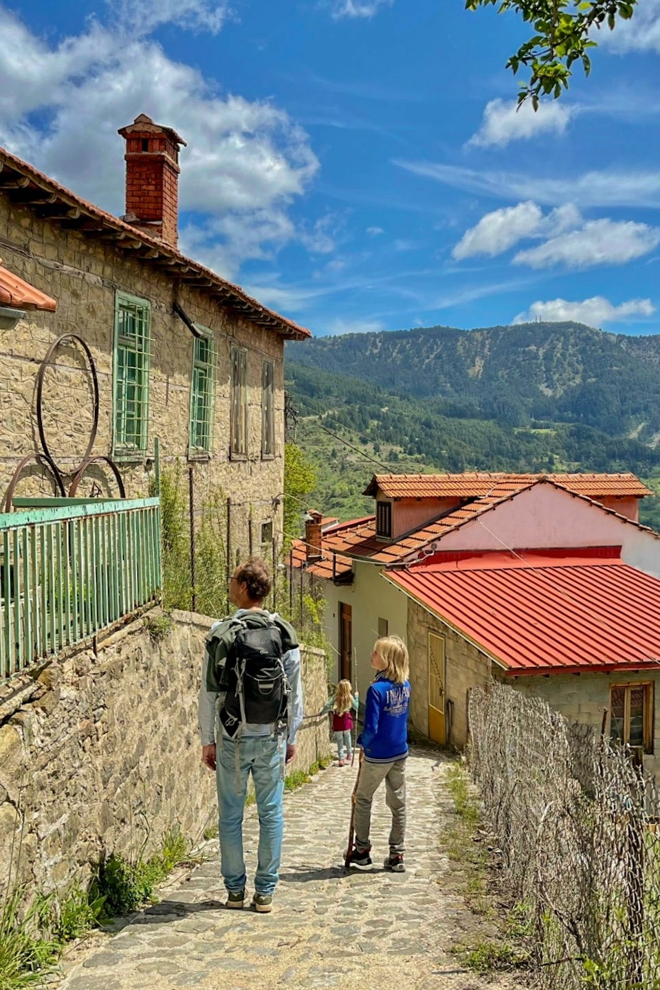 Wandelen door Metsovo