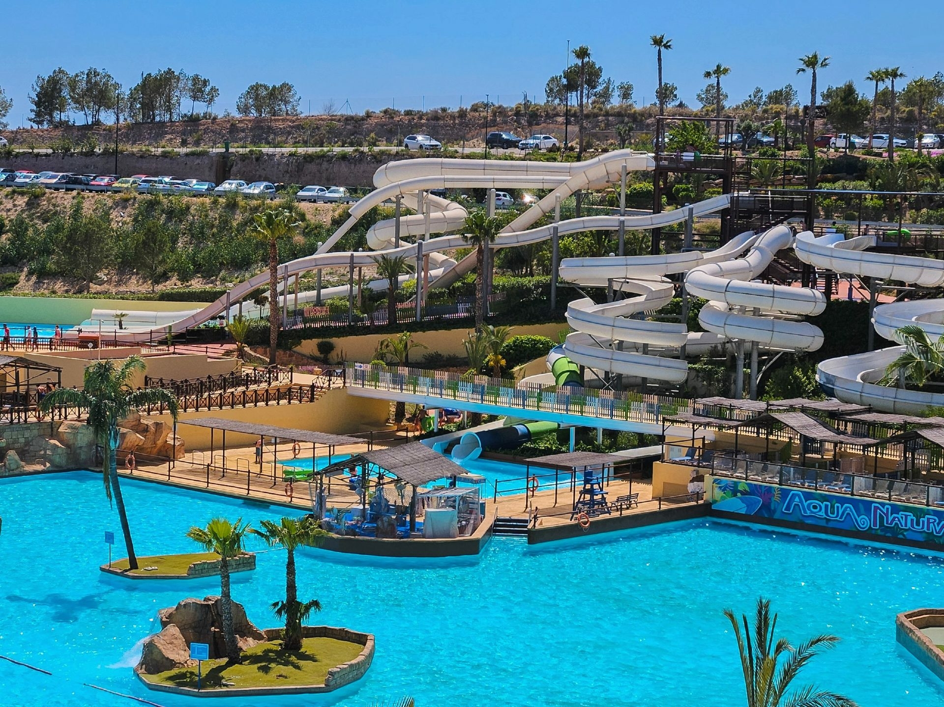 Waterpark Aqua Natura in Benidorm Waterpark Aqua Natura bij Benidorm
